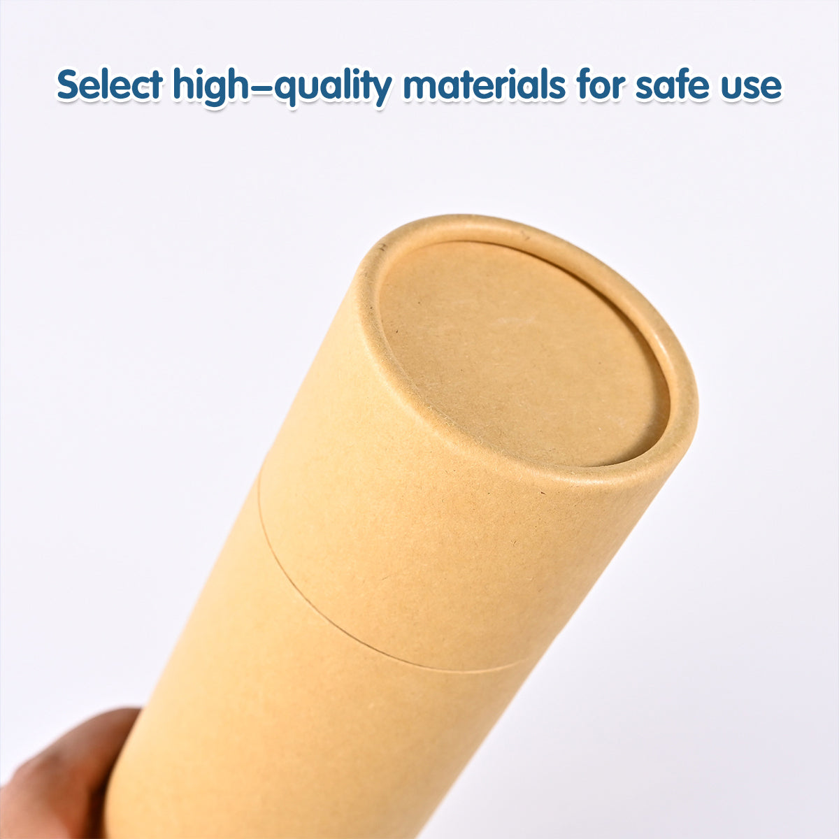 10PCS Kraft Paper Tube Packaging Containers for Storage and Mailing