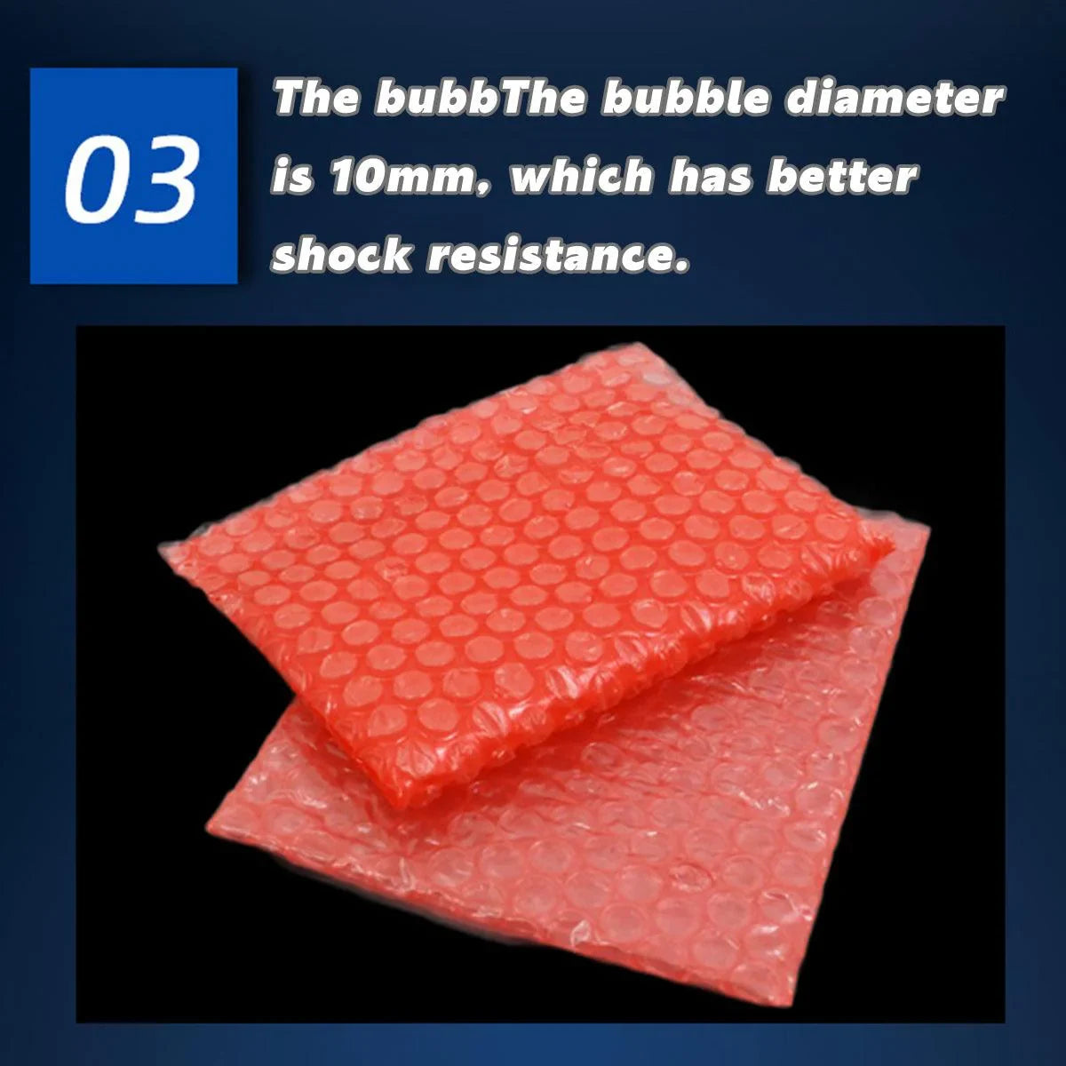 Red Bubble Bag Mailing Express Packaging 200PCS