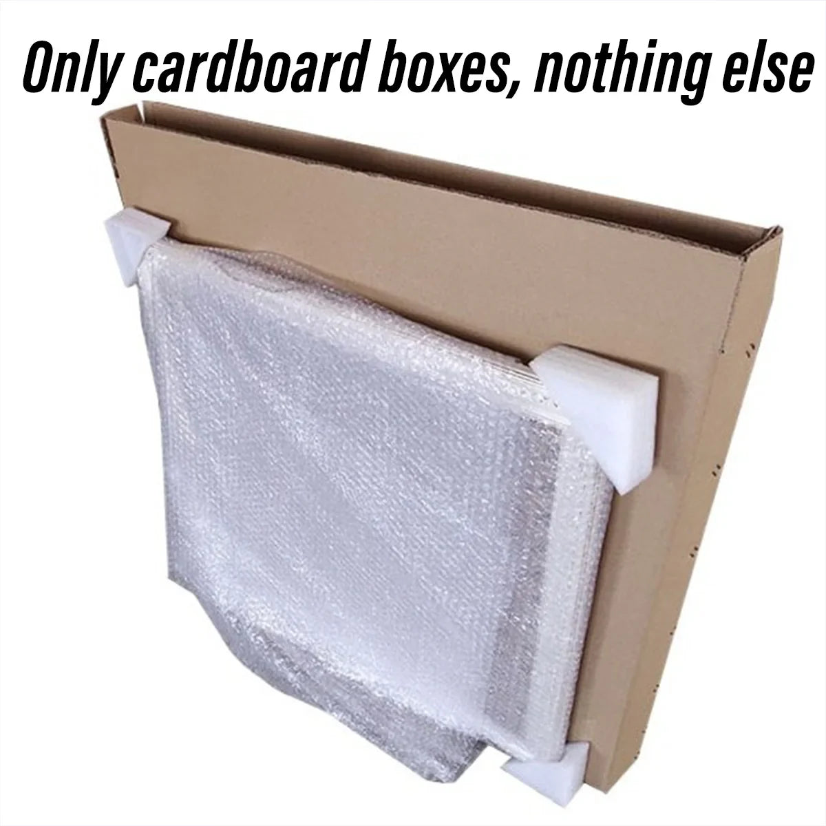 Large Square Flat Paper Box for Picture Frame Shipping