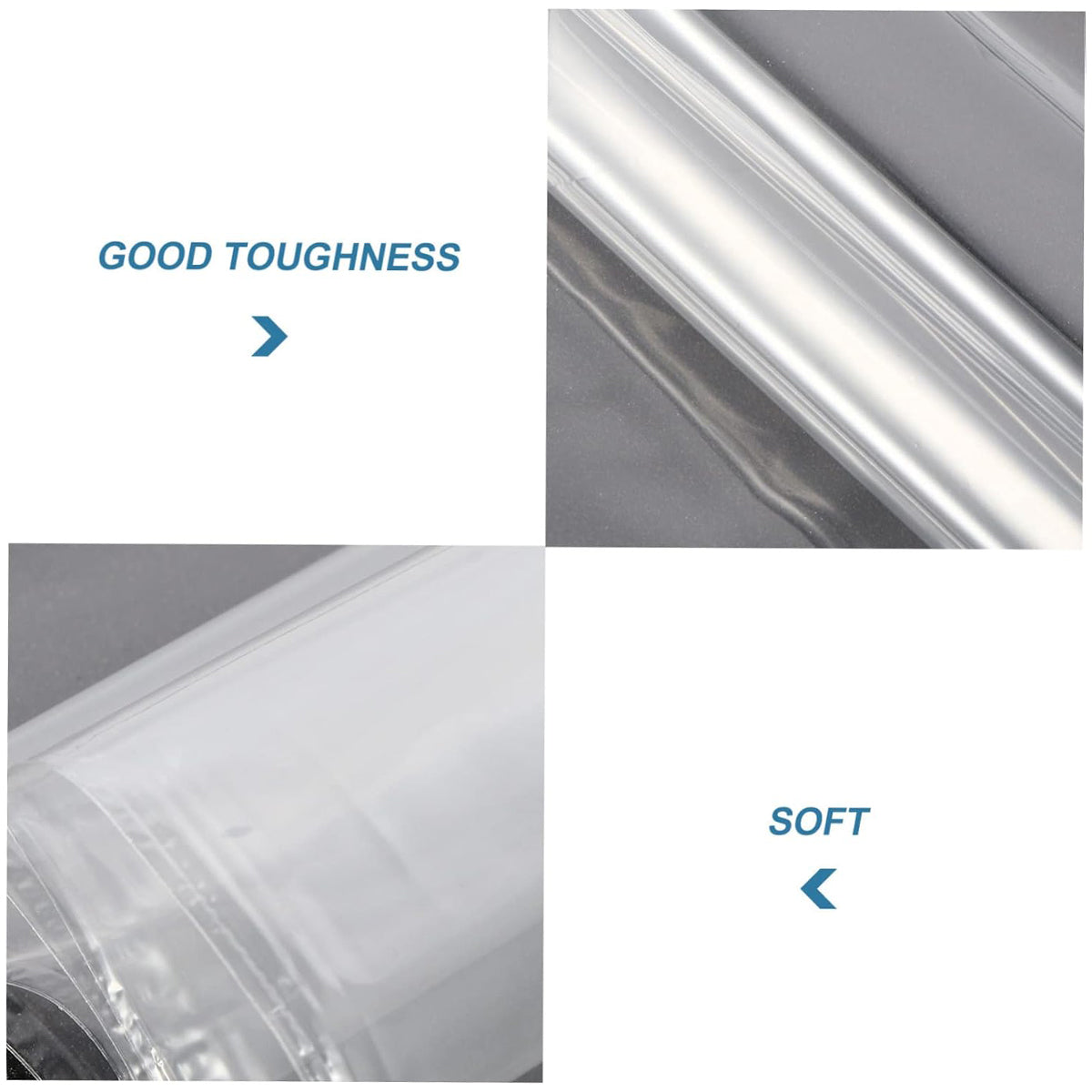 Food-Grade POF Heat Shrink Bags 100/200PCS for Vacuum Sealer Packaging