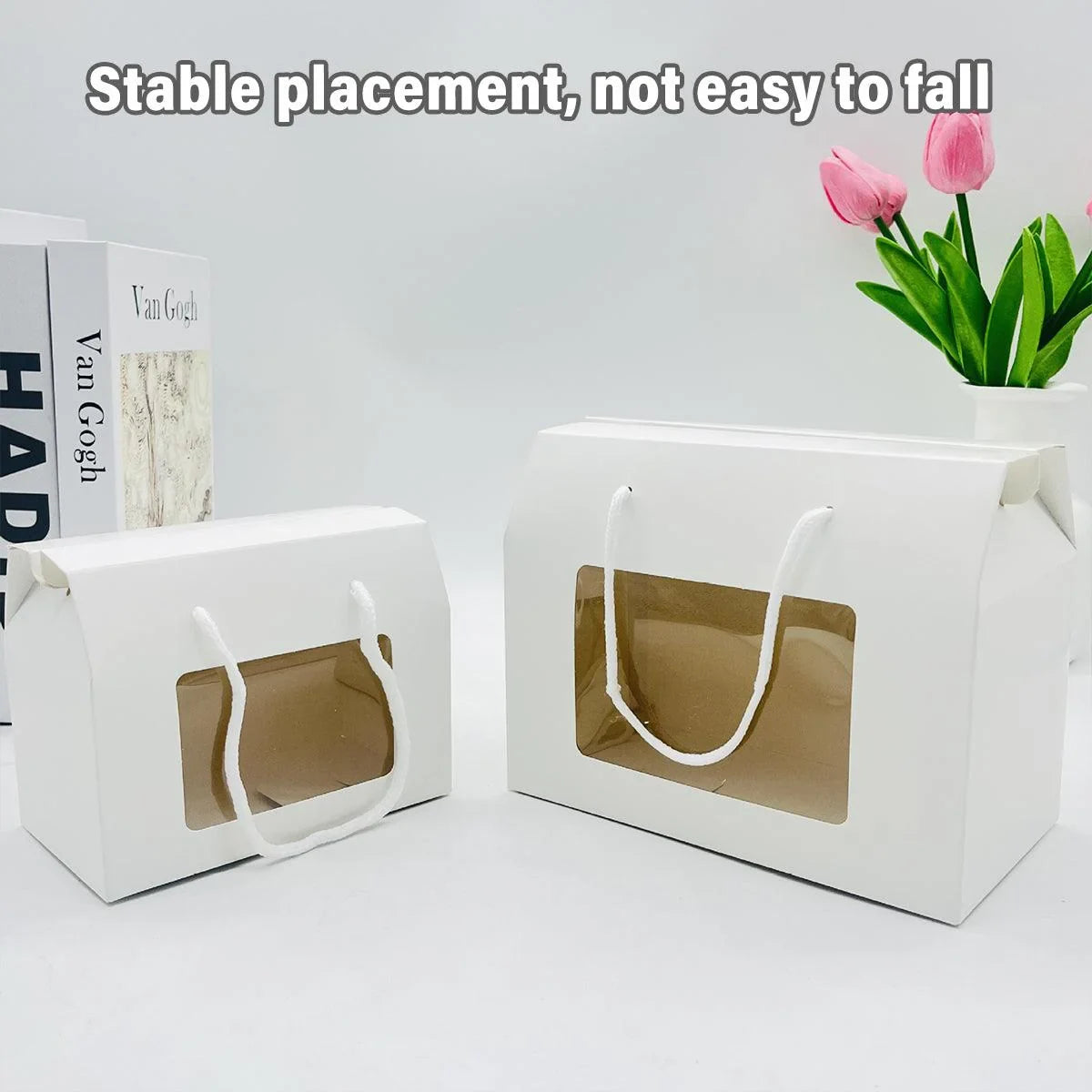 Window Handle Gift Box Folding Packaging Box 20PCS
