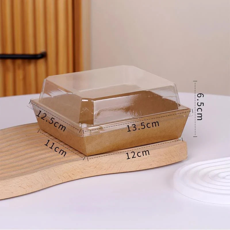 Clear lid box with product display