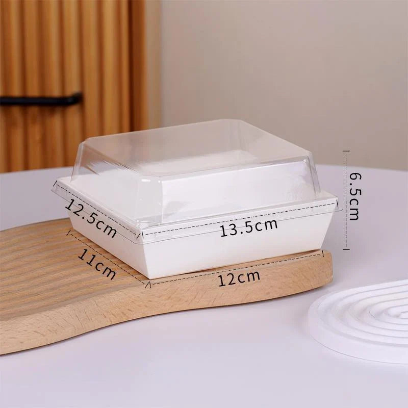 Clear lid box with product display