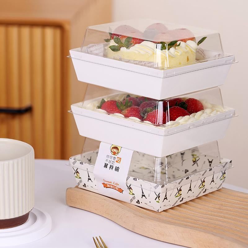 Clear lid box with product display