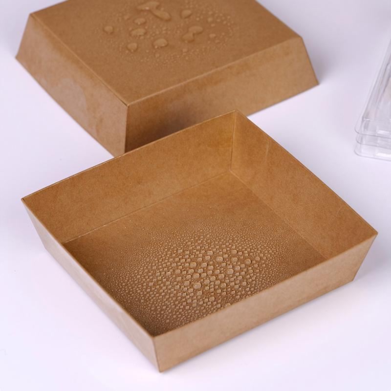 Clear lid box with product display