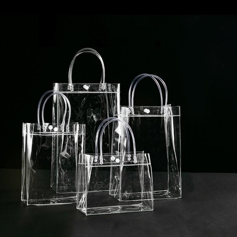 Transparent PVC bag for travel and organization