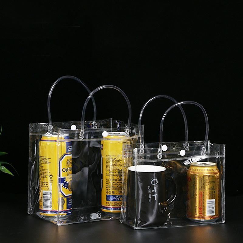 Transparent PVC bag for travel and organization