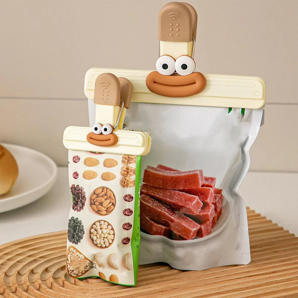 Plastic Clip Seal Food Snack Clips 6PCS