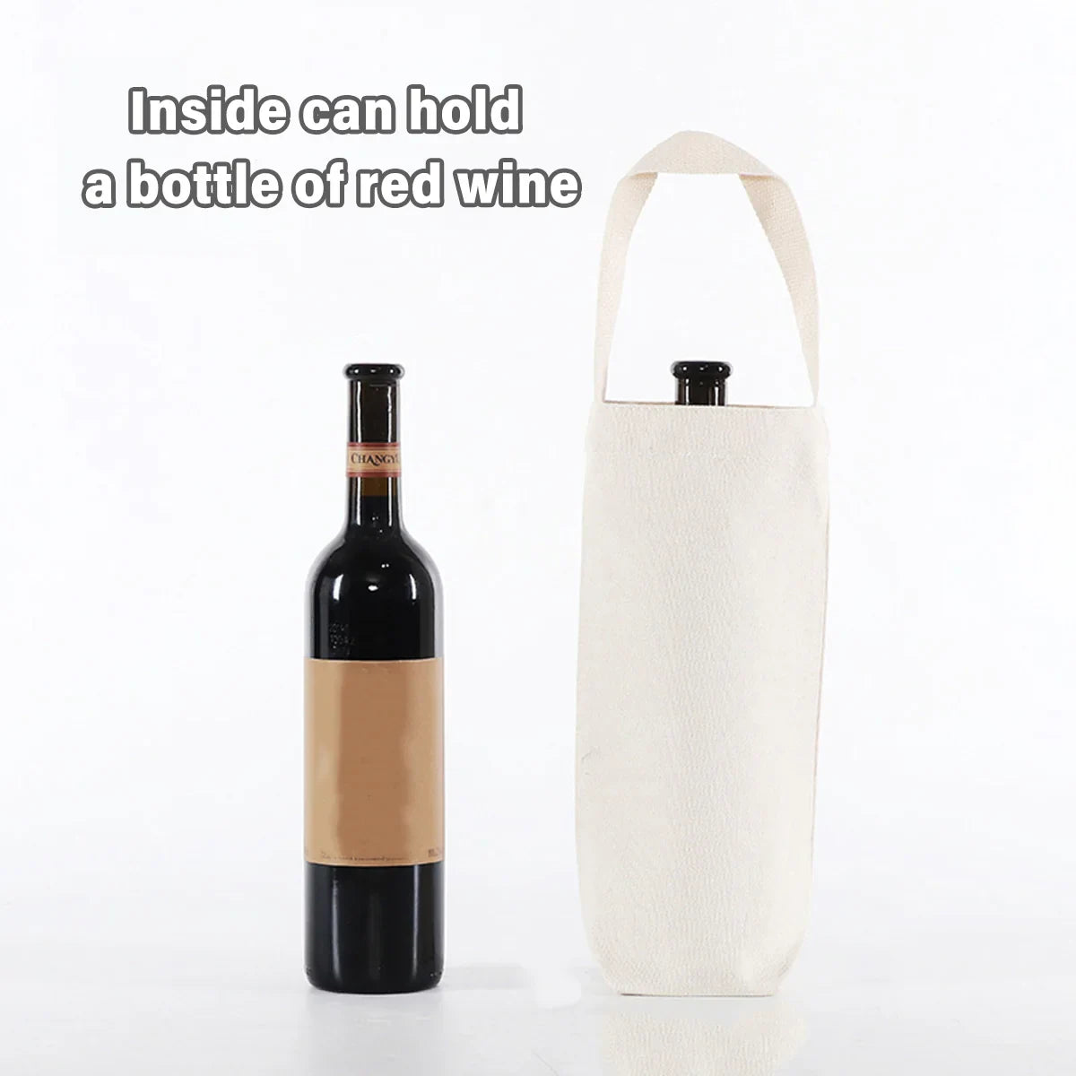Wine Bag Canvas Burlap 10PCS