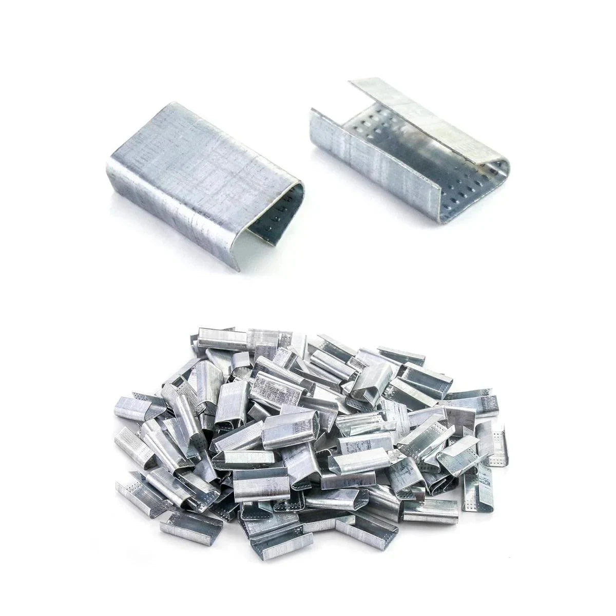 Metal Packing Buckle Iron Strapping Clip 240PCS