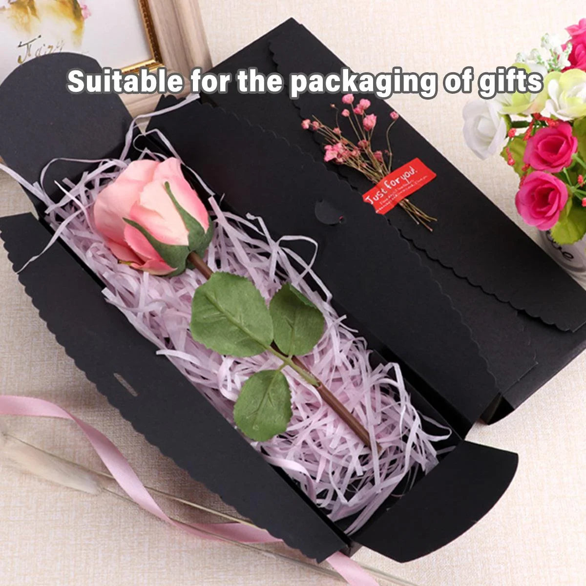 Kraft Paper Baking Box Biscuit Packing Box 50PCS