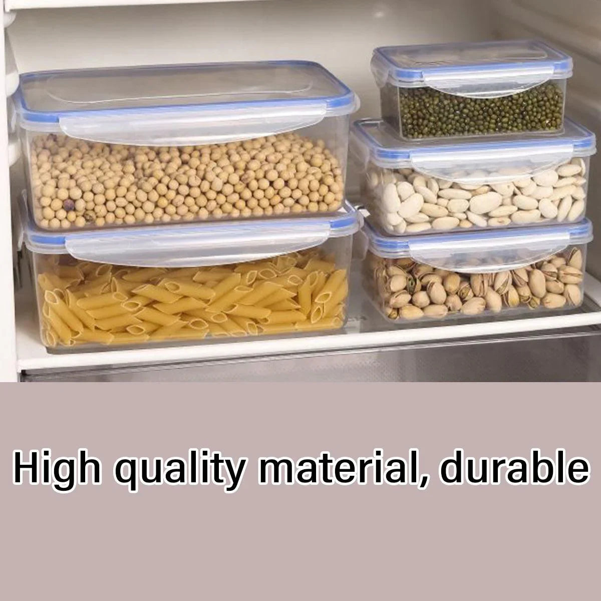 Clear Airtight Food Storage Containers 3PCS