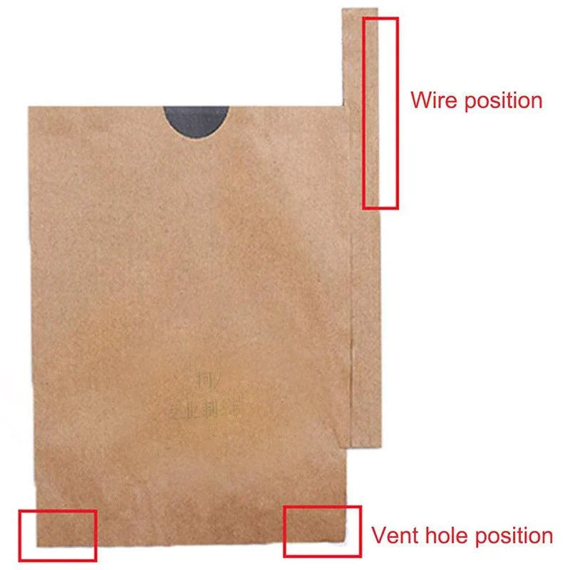Fruit Bags Protective Paper Bagging 100PCS