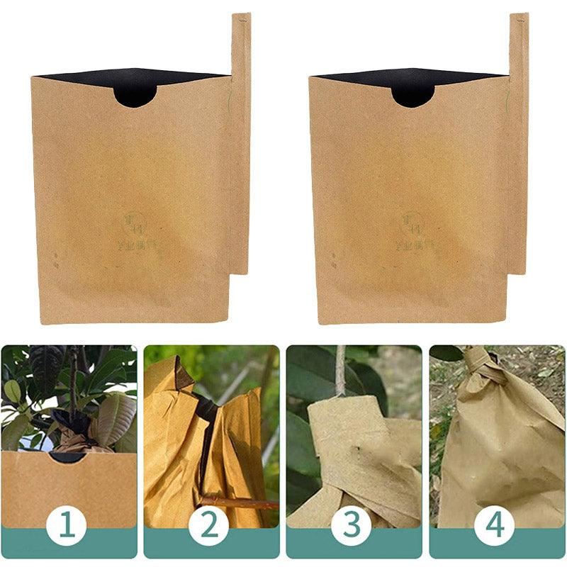 Fruit Bags Protective Paper Bagging 100PCS
