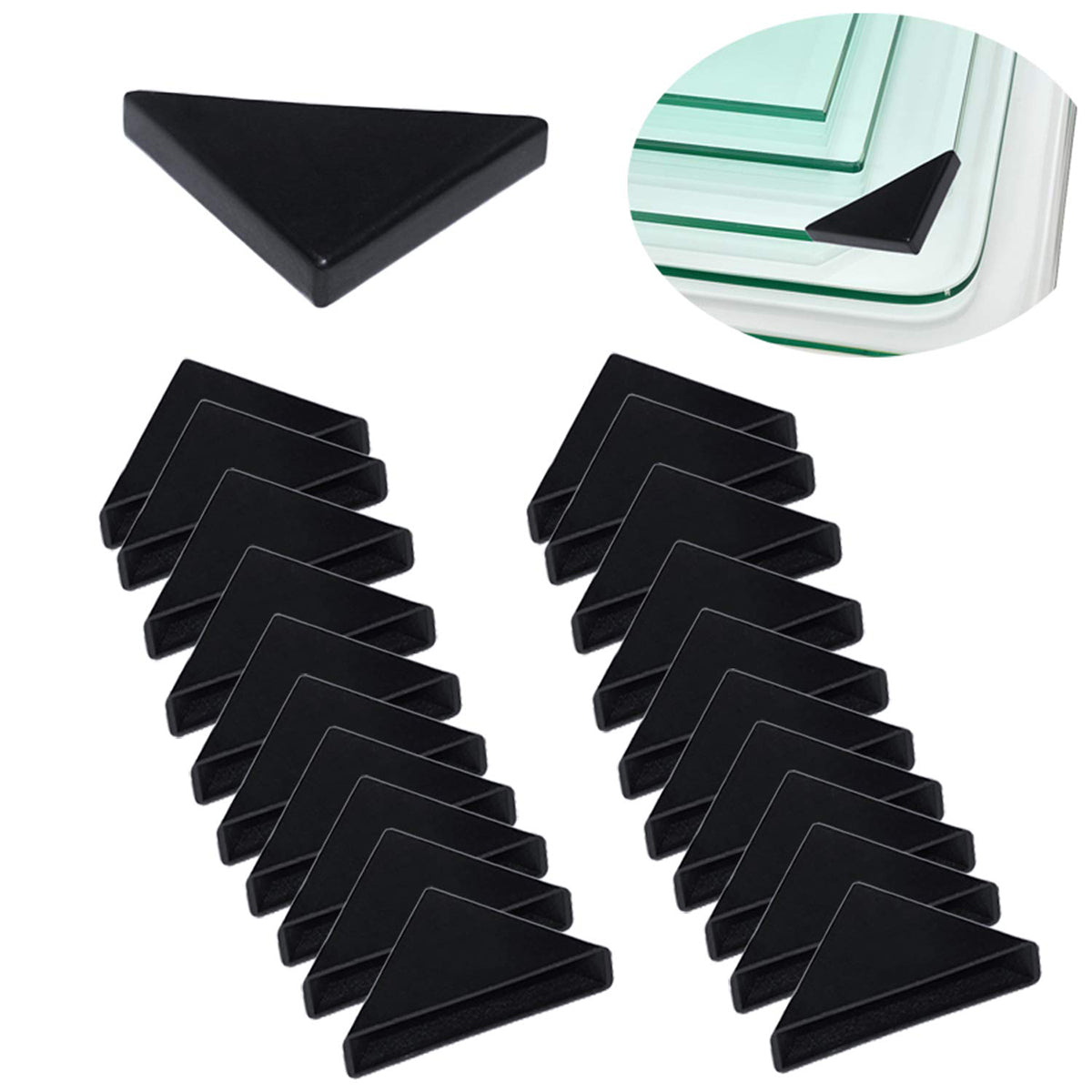 Glass Corner Protectors Durable Edge Guards for Furniture 100PCS