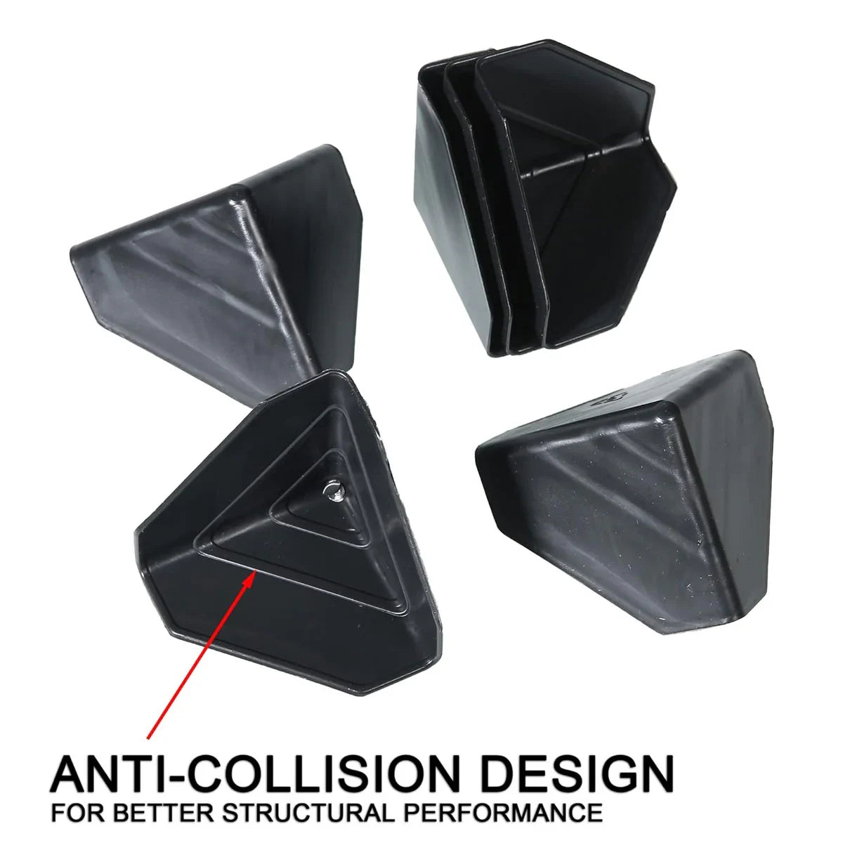 200pcs Plastic Corner Protectors for Carton Box Edges