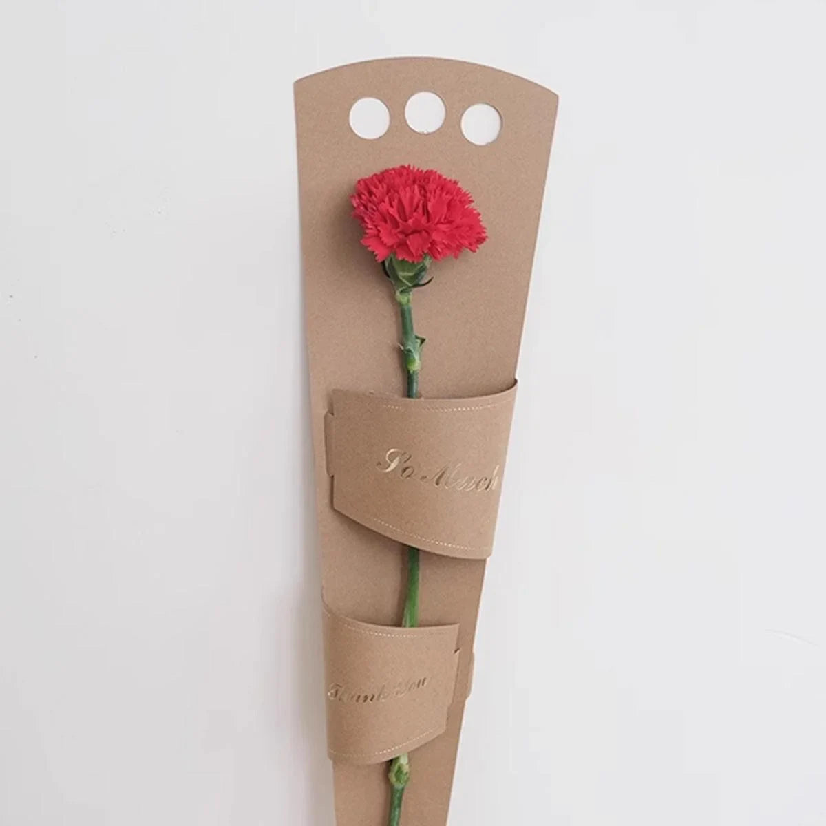 Kraft Paper Handheld Flower Box Rose Packaging 20PCS