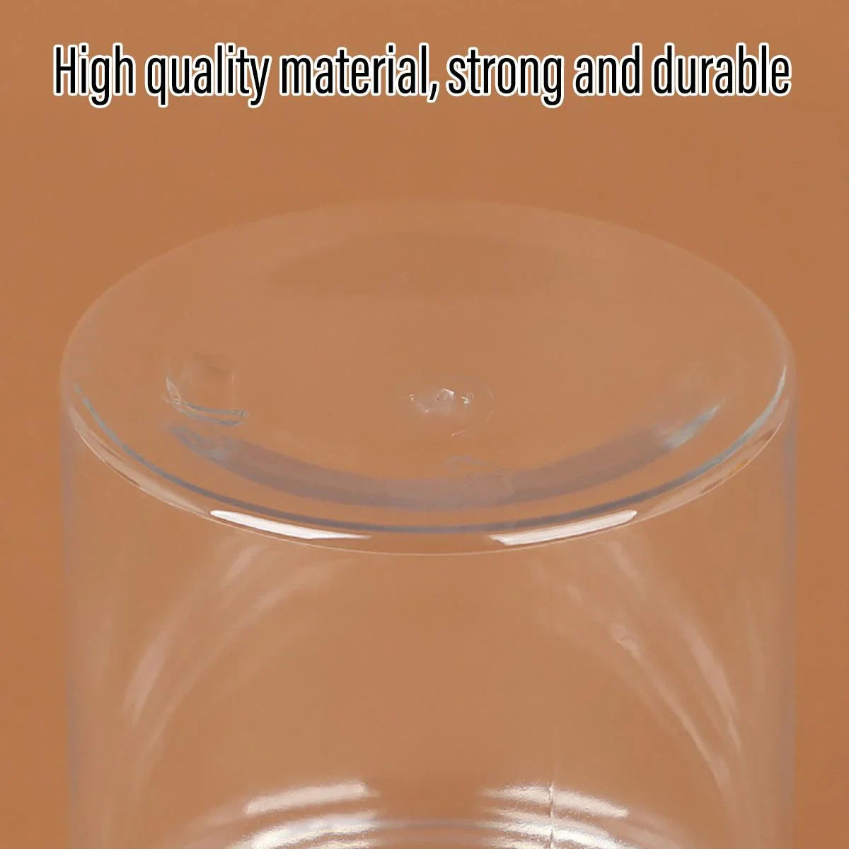 Plastic Food Bottles Transparent Sealed Storage Tanks 50PCS