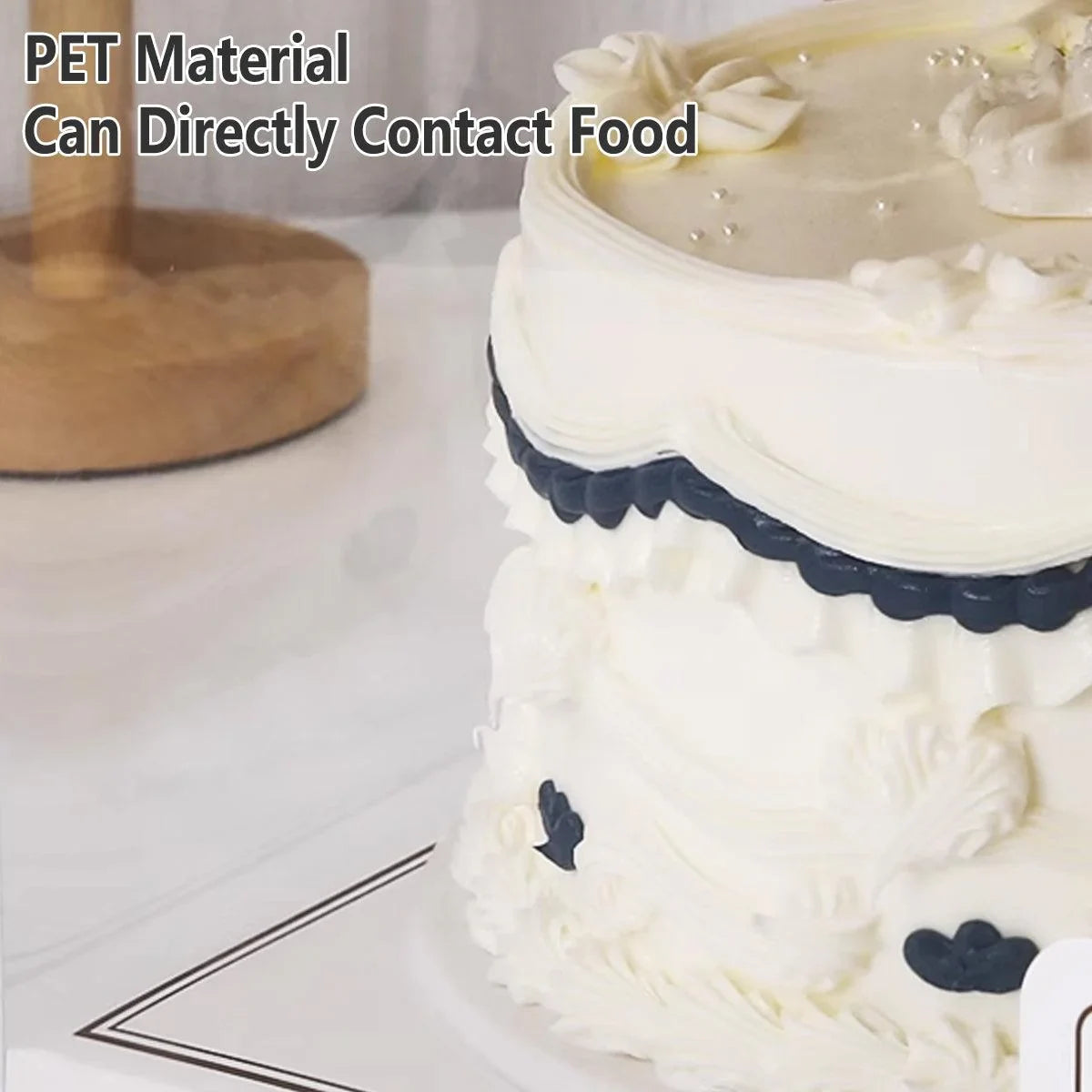 Clear Cake Food Packaging Box 10PCS