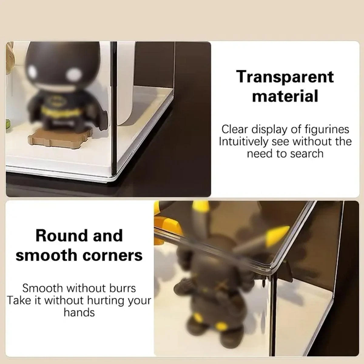 Display Storage Box Transparent 1Pack