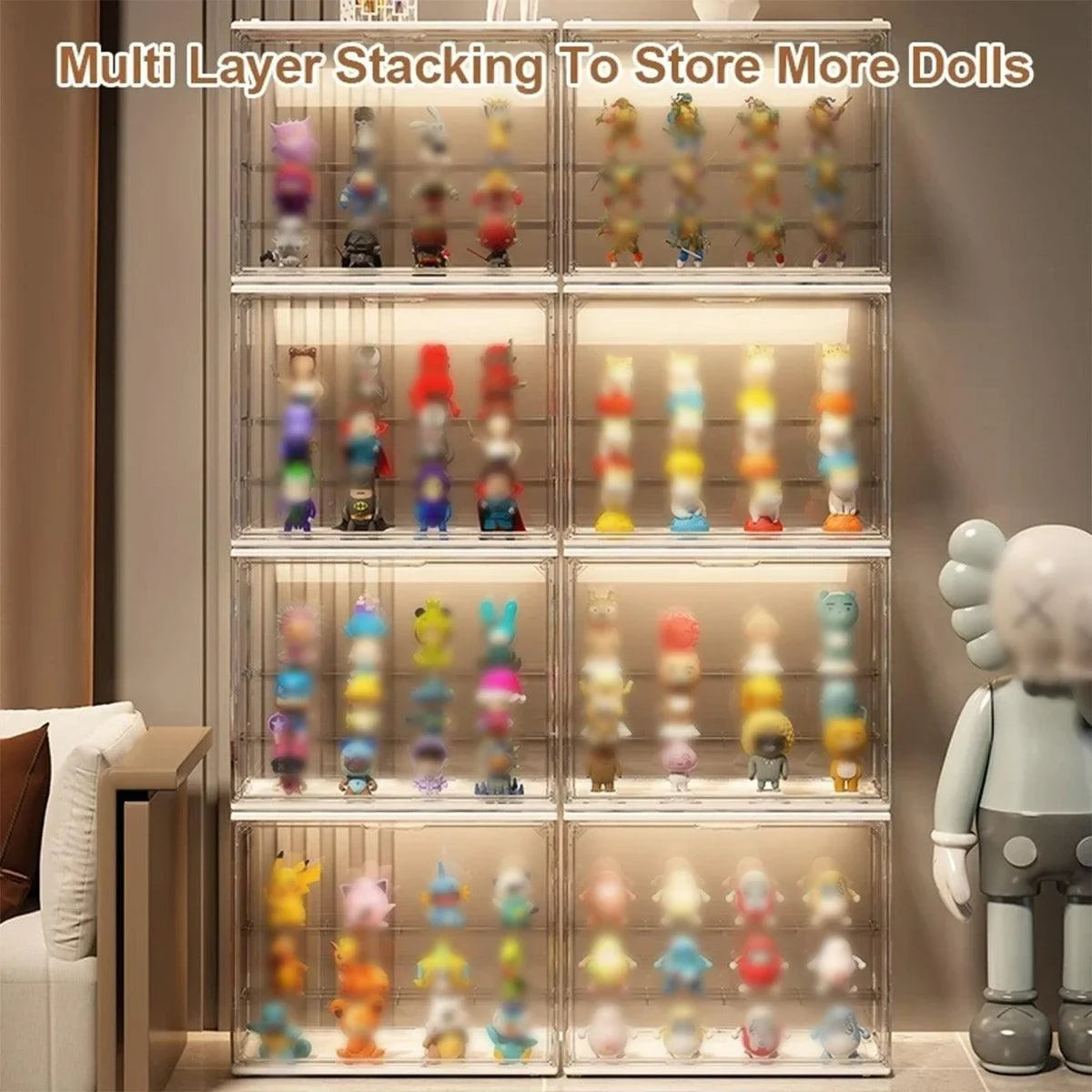 Blind Box Storage Display Case Transparent Dustproof