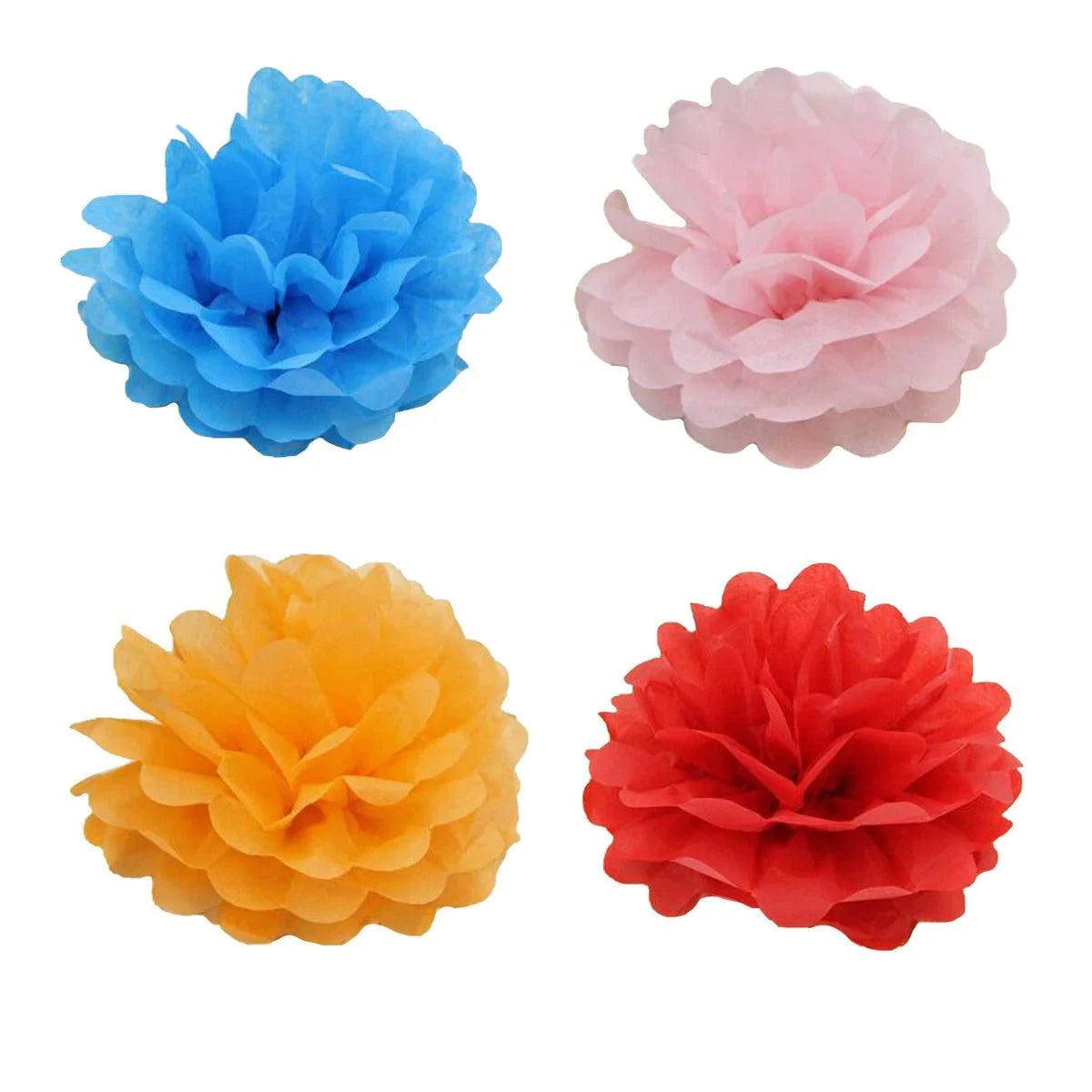 Tissue Paper Pom Poms Event Decor 10PCS