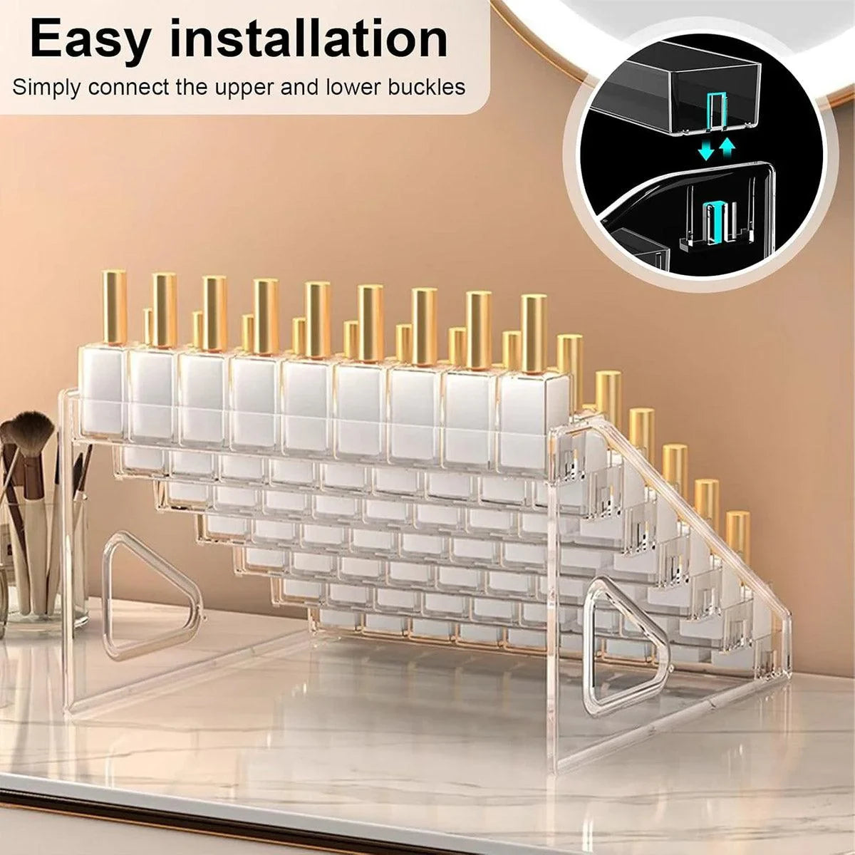 6/7 Layer Multi Layer Clear Display Rack Organizer Stand
