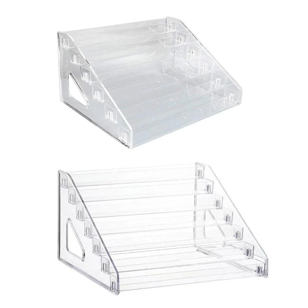 6/7 Layer Multi Layer Clear Display Rack Organizer Stand