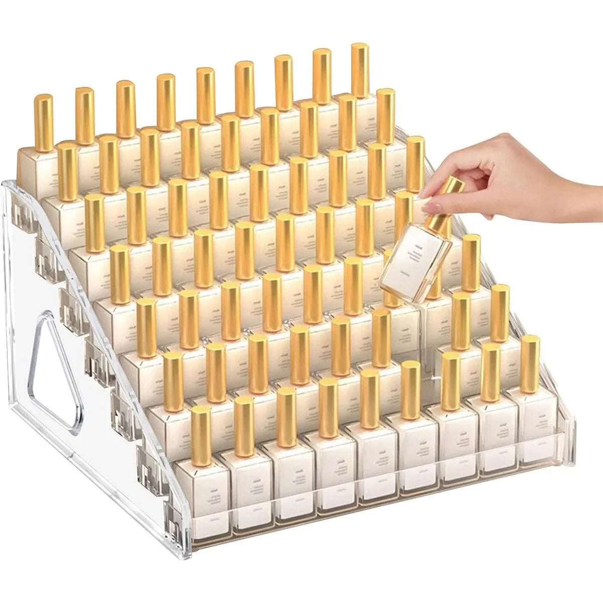 6/7 Layer Multi Layer Clear Display Rack Organizer Stand