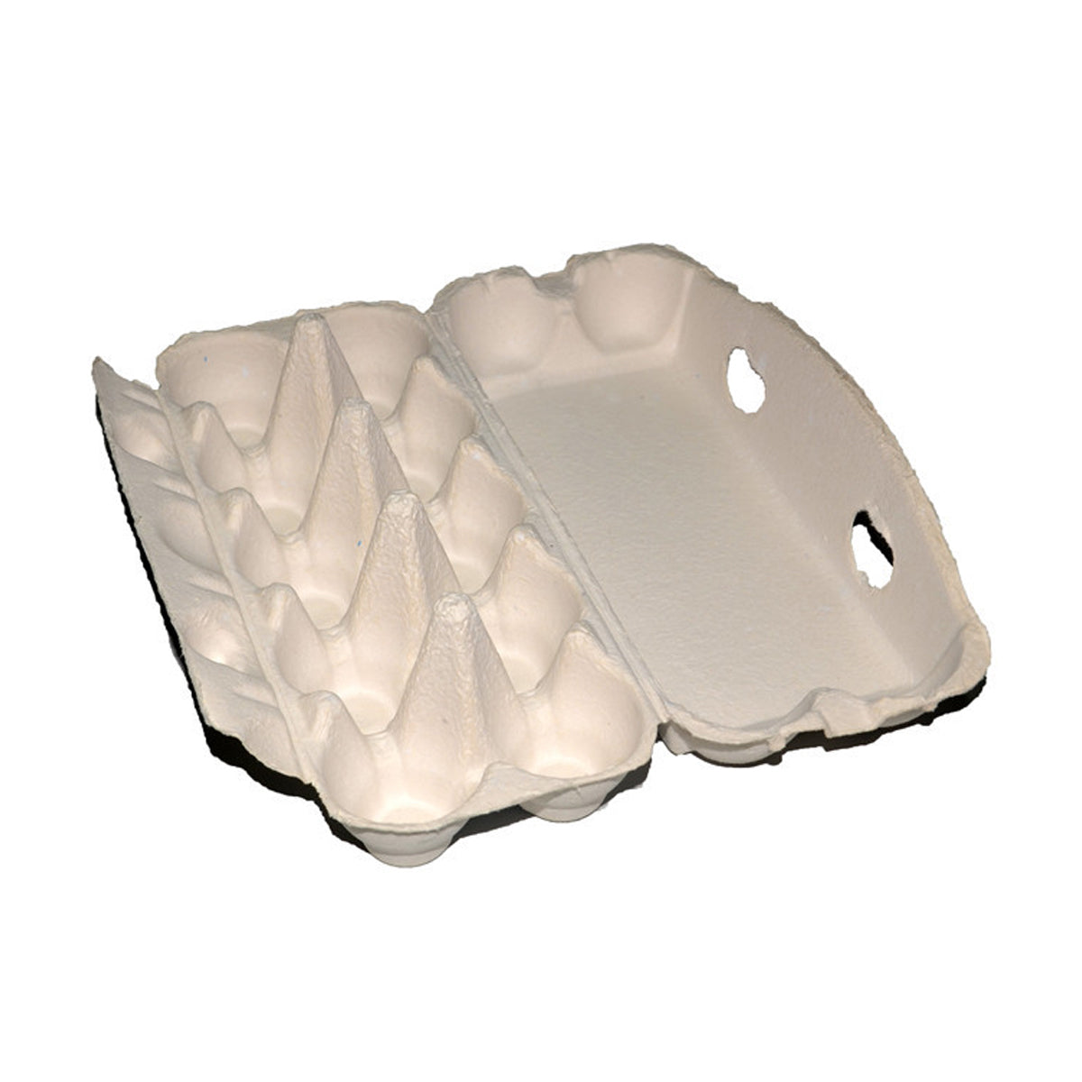 150PCS 10 Slot Paper Egg Trays Molded Pulp Stackable for Egg Packaging