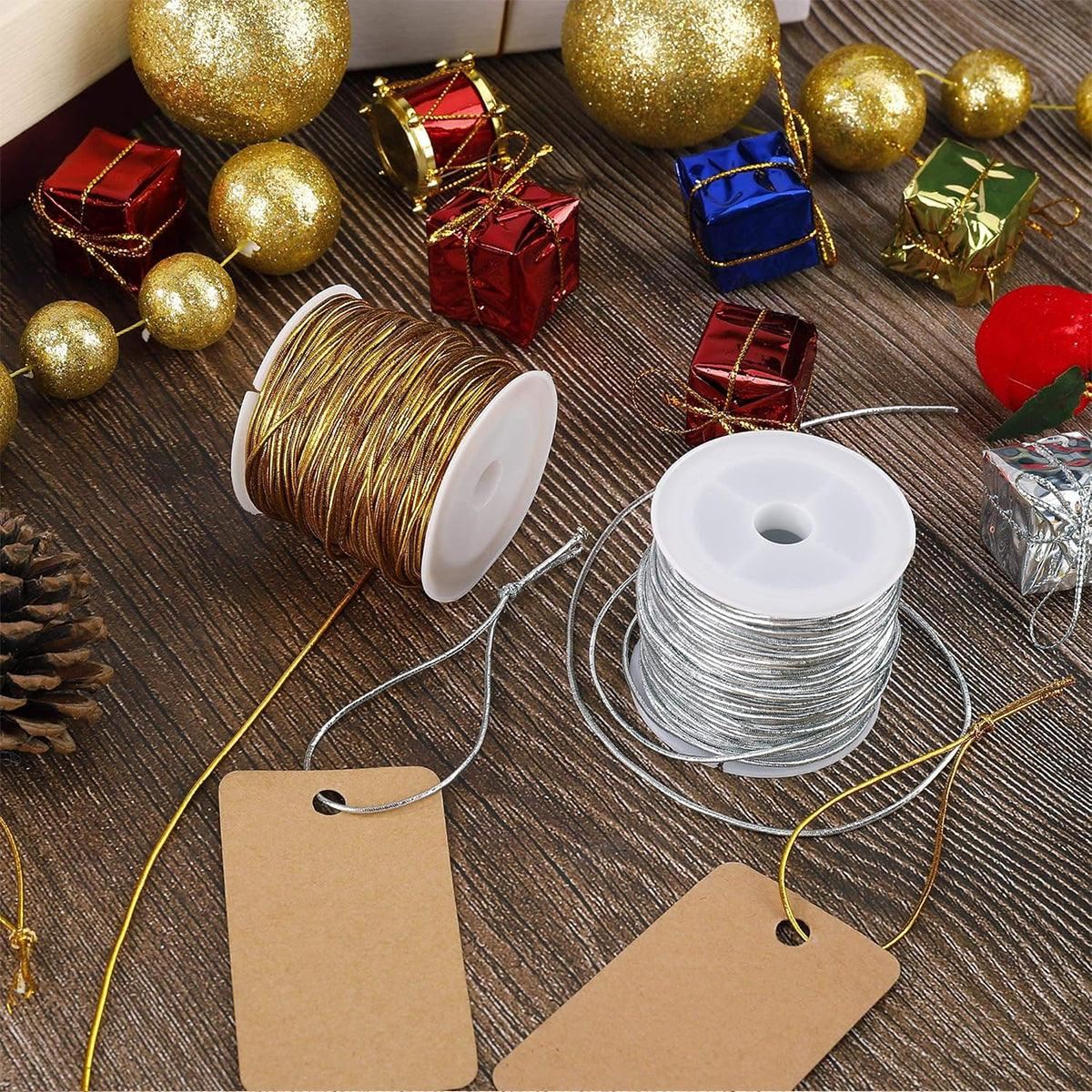 Elastic Rope Cord Gold Silver Stretch String 10PCS