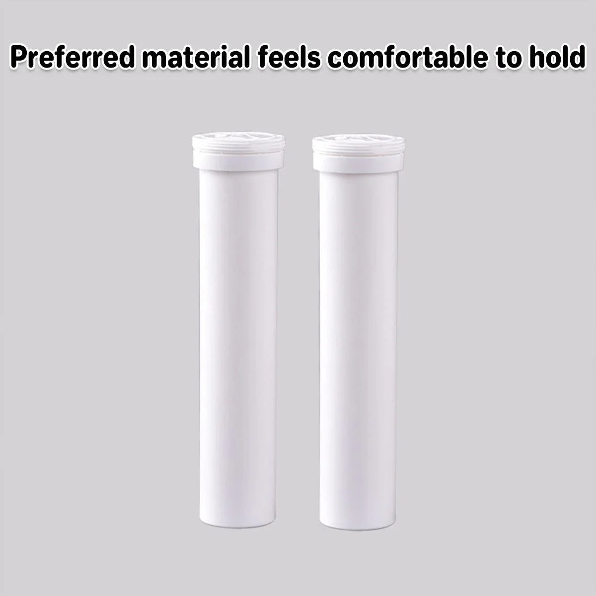 Effervescent Tablet Bottle Plastic Storage Container 50PCS