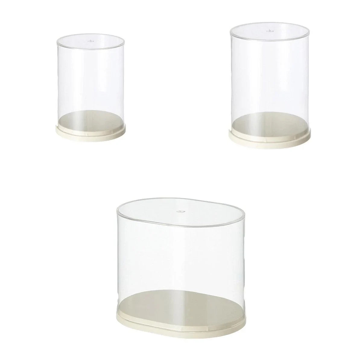 Acrylic Display Case Transparent Box 2PCS