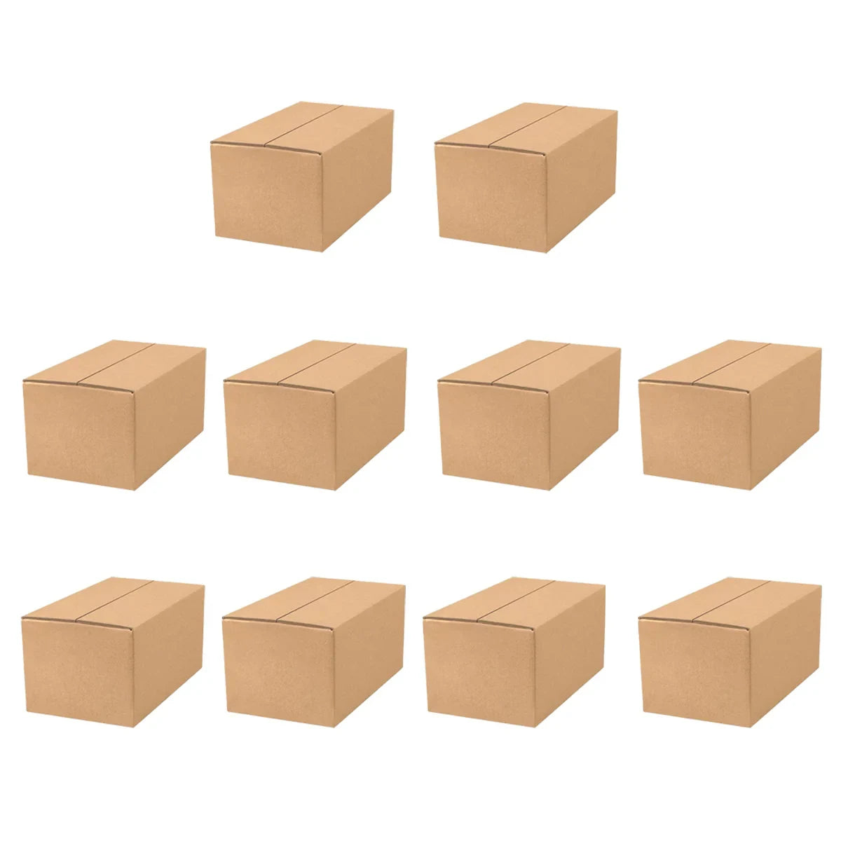 10pcs Heavy Duty Thick Carton Boxes for Shipping Storage