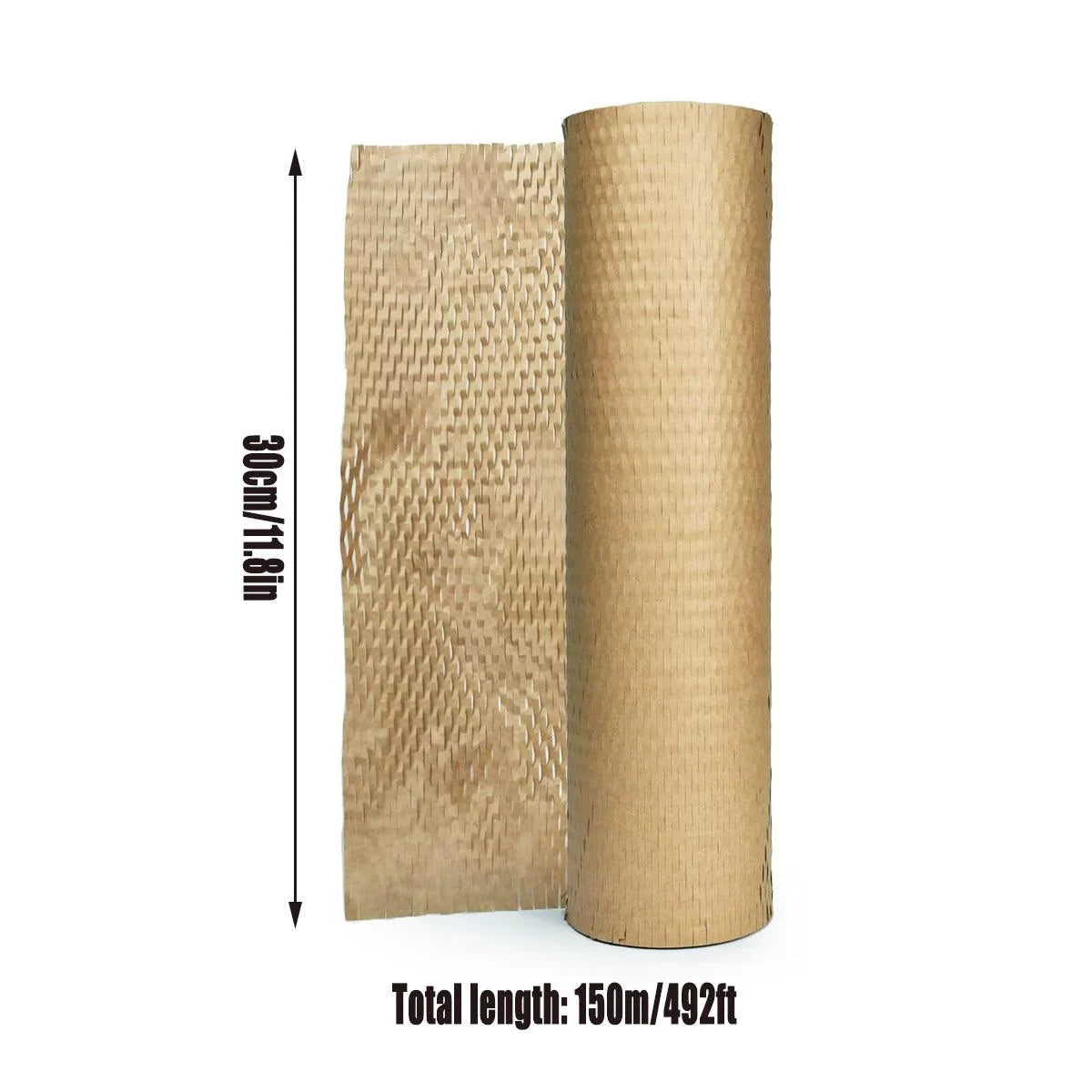 Honeycomb Kraft Paper Roll Shockproof Cushioning 1Roll