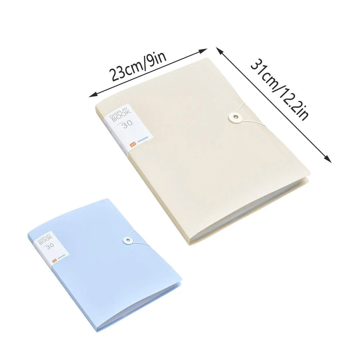 A4 Folder Transparent Multi Layer Document Bag 5PCS