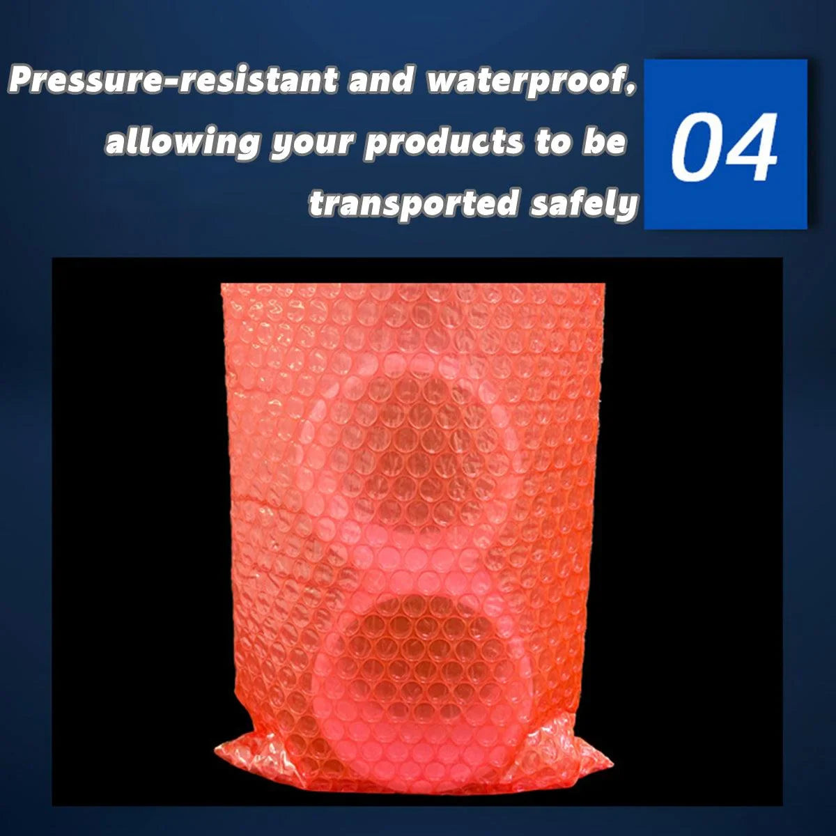 Red Bubble Bag Mailing Express Packaging 200PCS