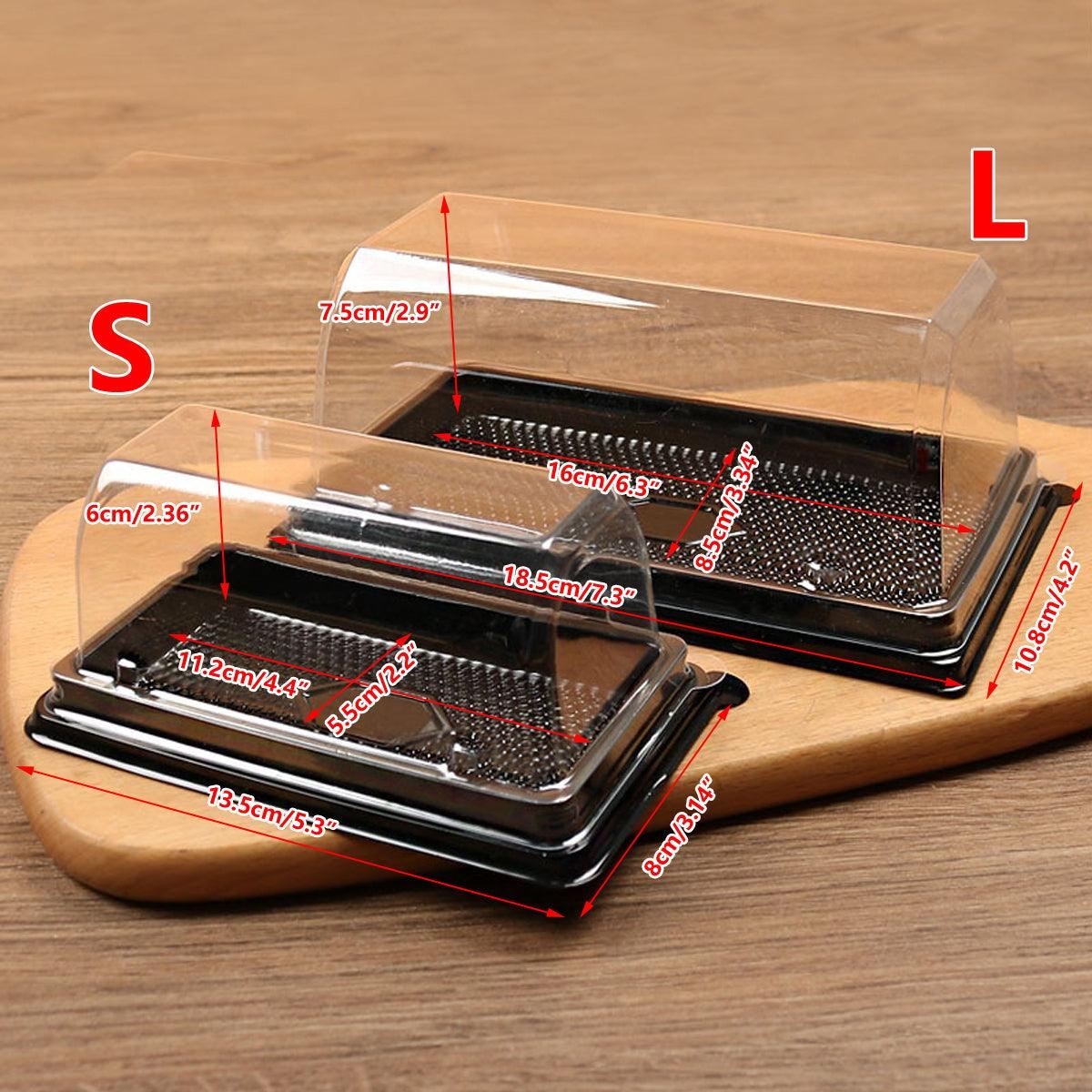 Transparent Long Arch Cake Box 100PCS