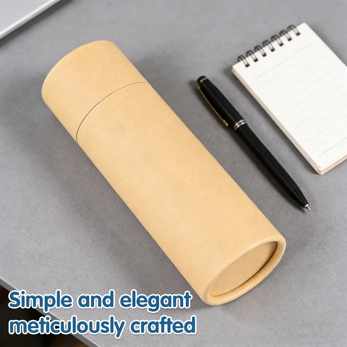 10PCS Kraft Paper Tube Packaging Containers for Storage and Mailing