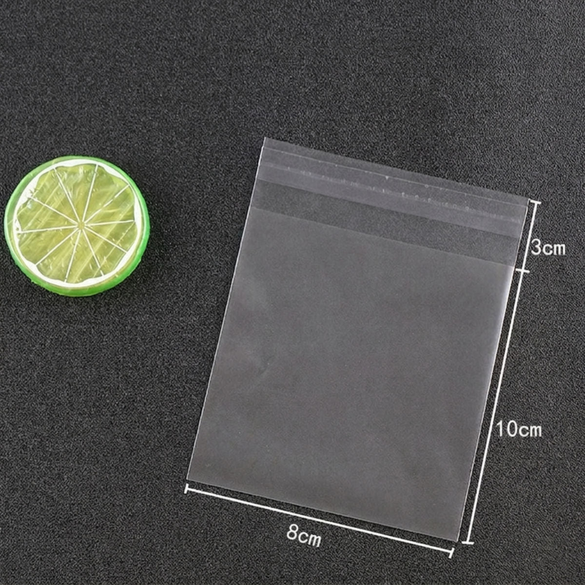 Clear Plastic Self Adhesive Candy Packaging Bags 100PCS