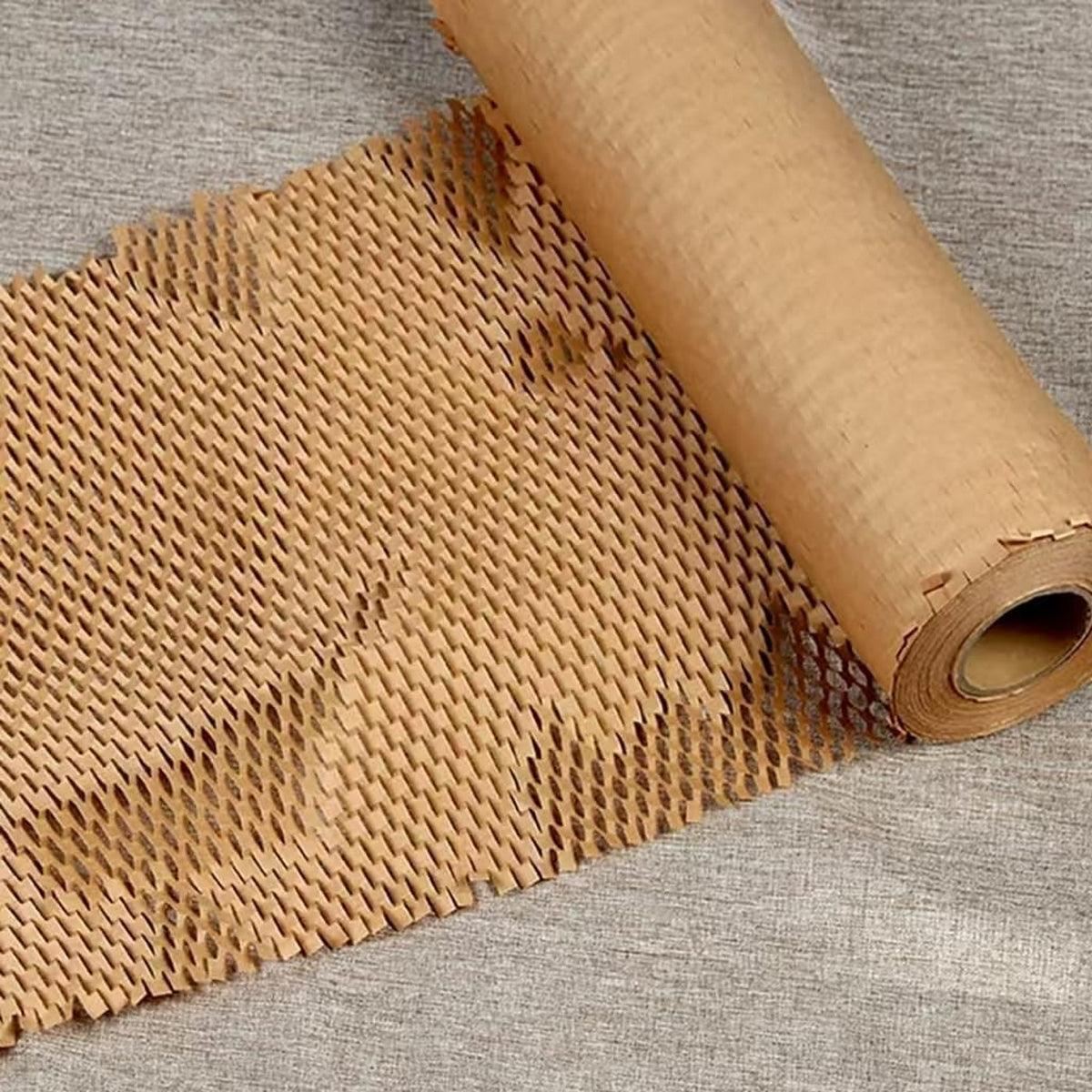 Honeycomb Kraft Paper Roll Shockproof Cushioning 1Roll