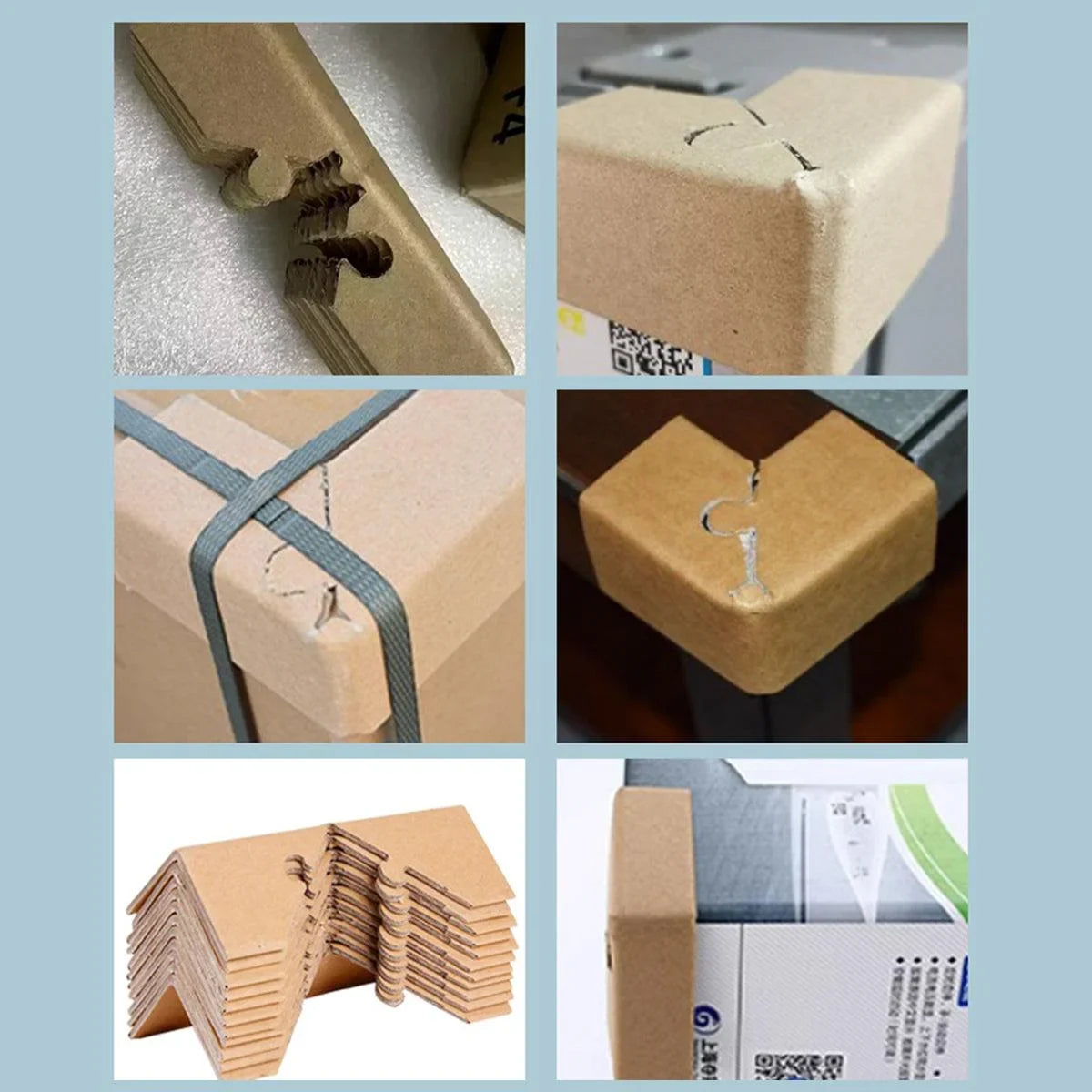 Kraft Paper Corner Protector Packing Supplies 100PCS
