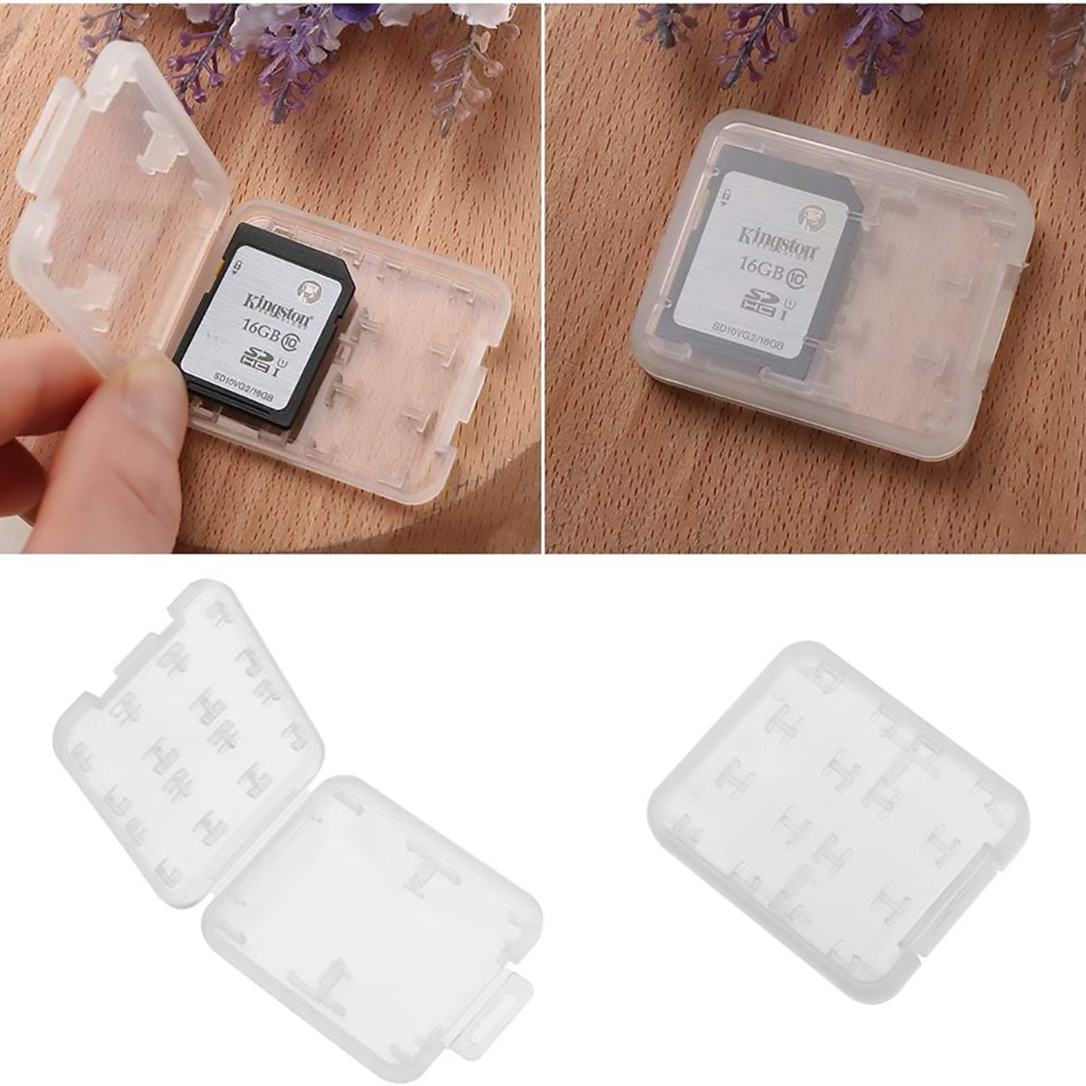 20 Pcs 8 in 1 Protective Case for Smartphones Camera Card Storage