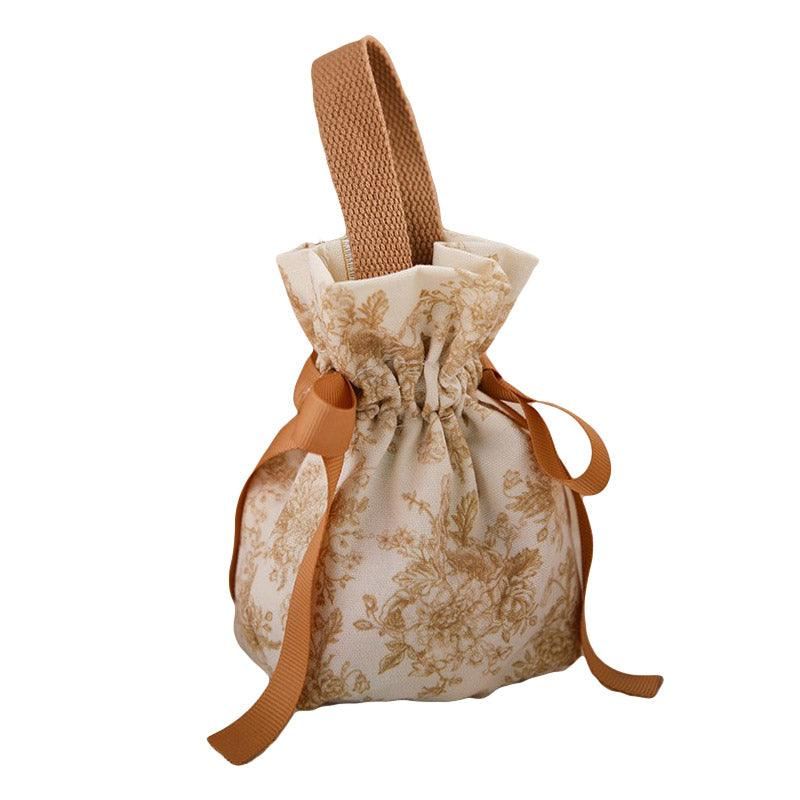 Wedding Canvas Drawstring Candy Bags Party Favors 10PCS