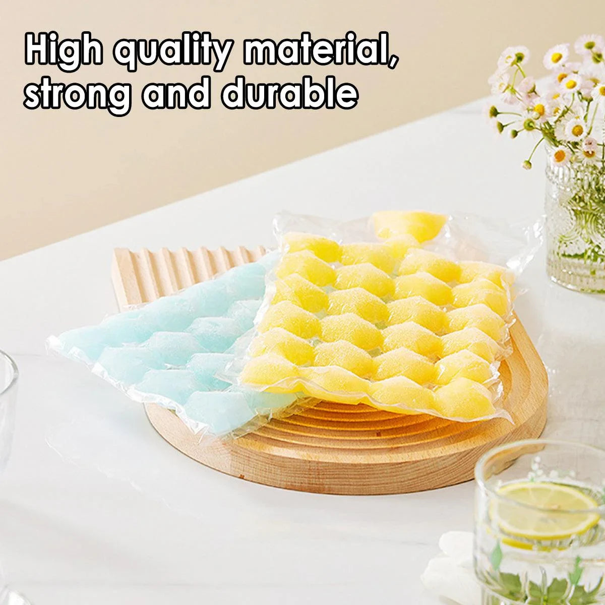 Disposable Ice Pack Bag Water Injection Ice Cube Mold 100PCS