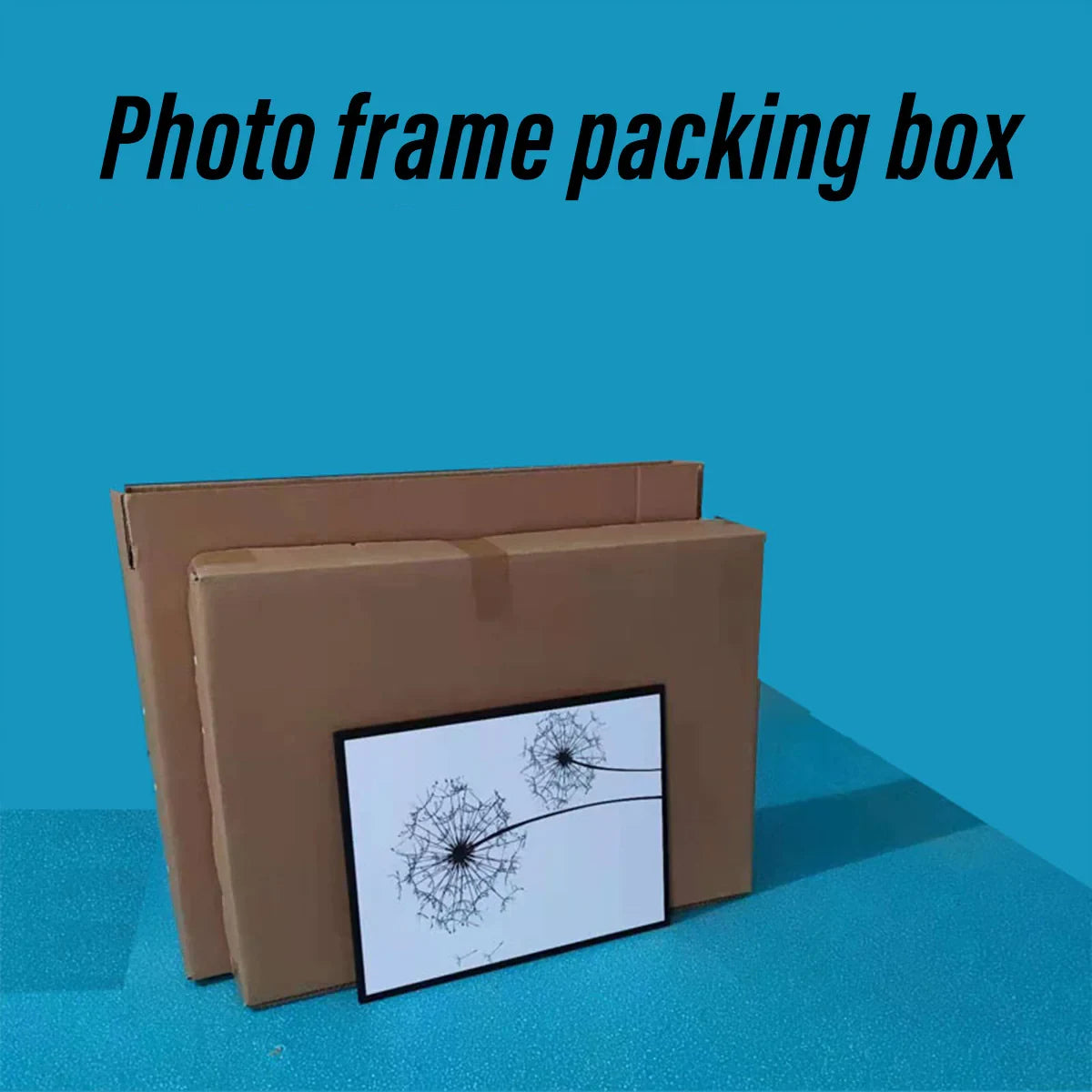 Large Square Flat Paper Box for Picture Frame Shipping