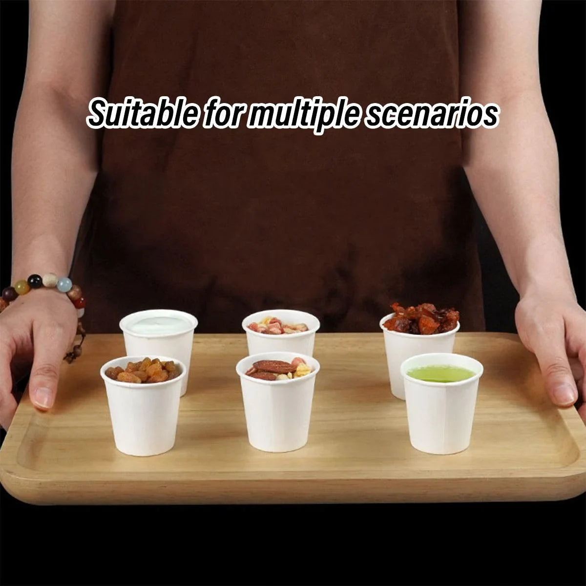 Small Paper Cups 30ml Disposable 100PCS