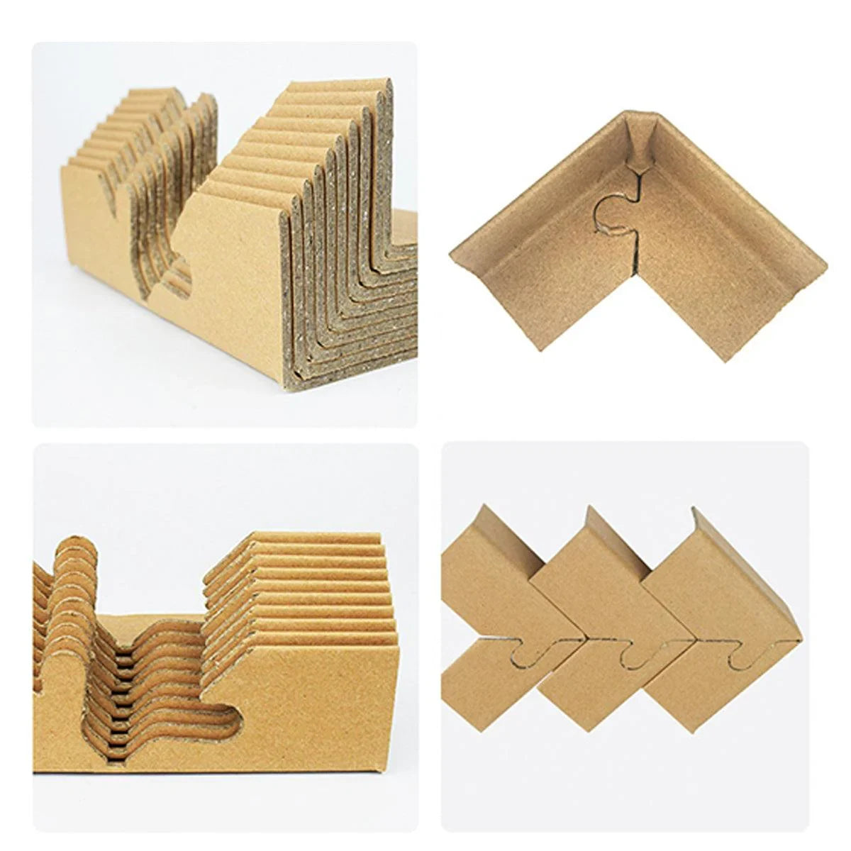 Kraft Paper Corner Protector Packing Supplies 100PCS