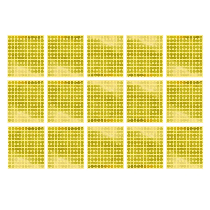 8/13/25/50mm Round Sticker Dots Adhesive Labels Neutral
