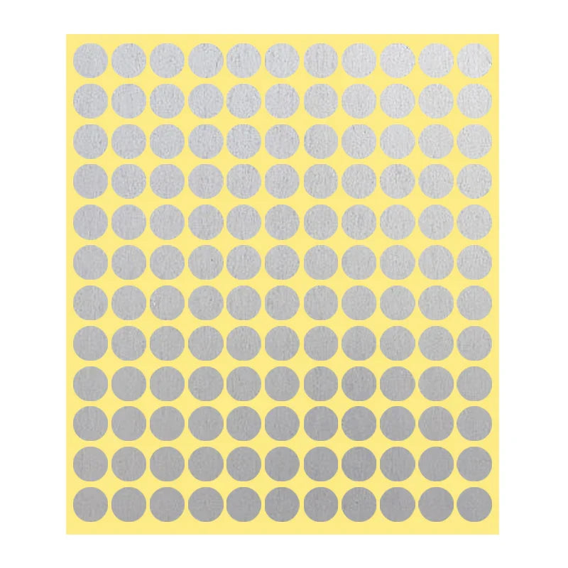 8/13/25/50mm Round Sticker Dots Adhesive Labels Neutral
